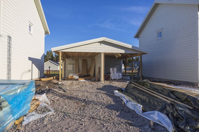 Two Story Garage Construction