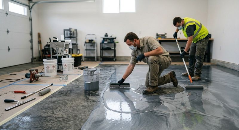 Epoxy Coating Installation in Charlotte, NC