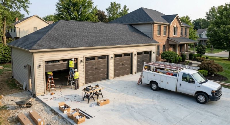 Four Car Garage Installation in Bonita Springs, FL