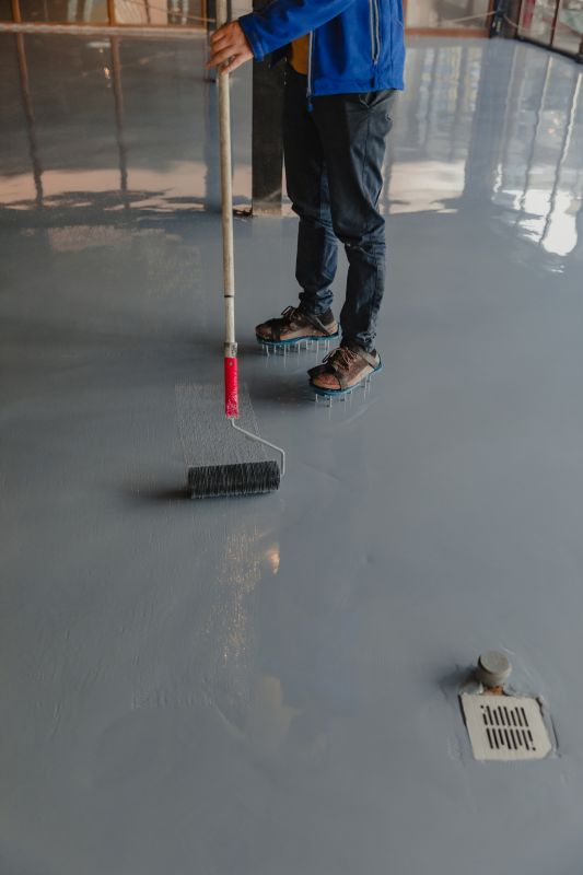 Garage Floor Epoxy Installation in Columbia, SC