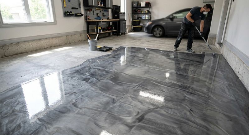 Metallic Epoxy Service in Loudoun County, VA