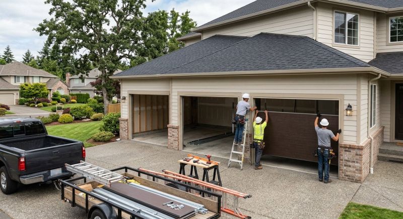 Three Car Garage Installation in Katy, TX