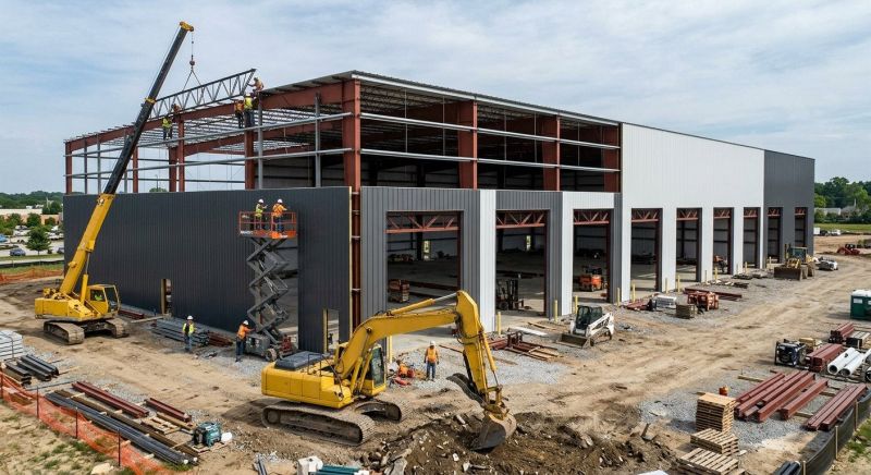 Warehouse Garage Construction in Charleston, SC