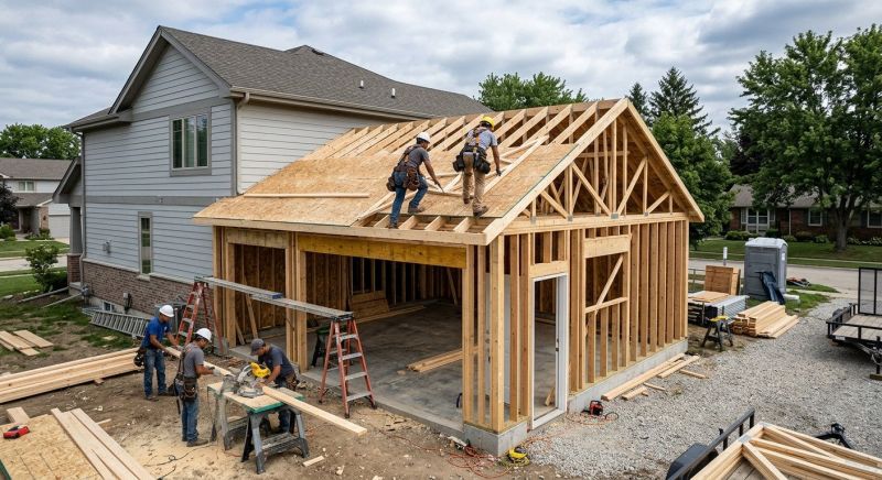 Wood Garage Installation in South Houston, TX