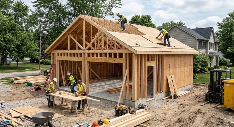 Wood Garage Installation in Mount Pleasant, SC
